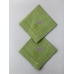 Салфетка декоративная  "Лаванда". Цвет: зелёный, 2 шт. в упак.
